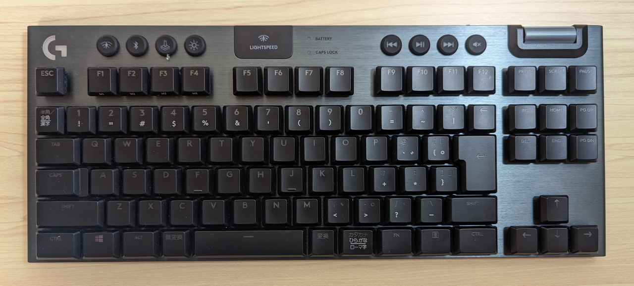 G913 TKL LIGHTSPEED リニア(赤軸)-